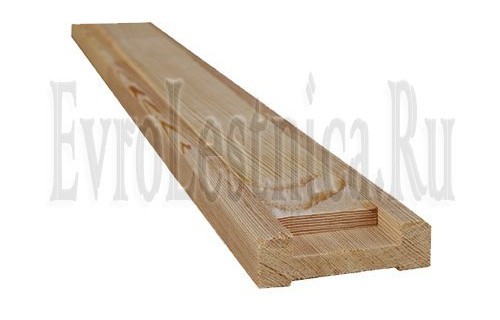Подбалясенник с накладкой из бука 20x80x4000 сорт А