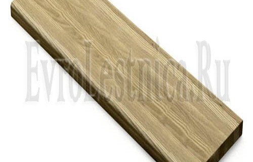 Ступень из ясеня 40x350x1000 сорт Экстра